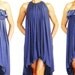 Convertible Wrap Infinity Multi - way dress or Tunic in Bluish-grey jersey - more than 18 ways to wear, No.1
