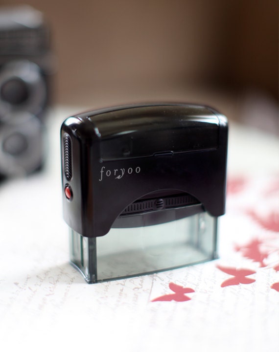SELF INKING Custom Return Address Stamp - Personalized Wedding Housewarming Gift - Place Order Here