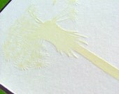 Gone to Seed letterpress card