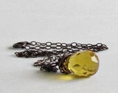 Citrine Necklace - Lemon Zest - Gemstone Necklace