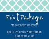 Printing Package for 4x5.5 cards