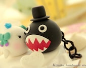 love chomp and boo bride and groom wedding cake topper