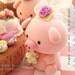 love Piggy and Piglet bride and groom wedding cake topper