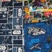 Star Wars Fabric By The Half Yard Set of 3