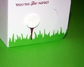 Handmade Father's Day Golf Card Gift Card Holder