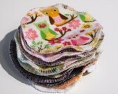 Set of 40 Makeup Remover Wipes Luxury Set of Facial Rounds or Scrubbies with minky & terry