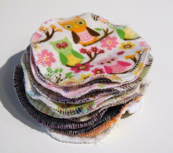 Set of 50 Makeup Remover Wipes Sample Set of Facial Rounds or Scrubbies eco friendly green wipes