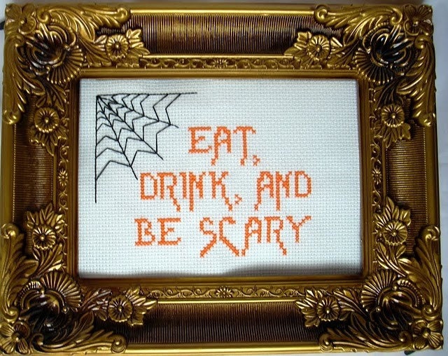 PDF/JPEG Eat, Drink And Be Scary (Pattern)