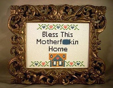 Do It Yourself Kit Bless This Motherf-ckin Home
