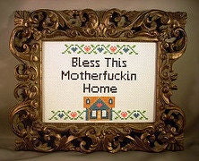 Do It Yourself Kit Bless This Motherf-ckin Home