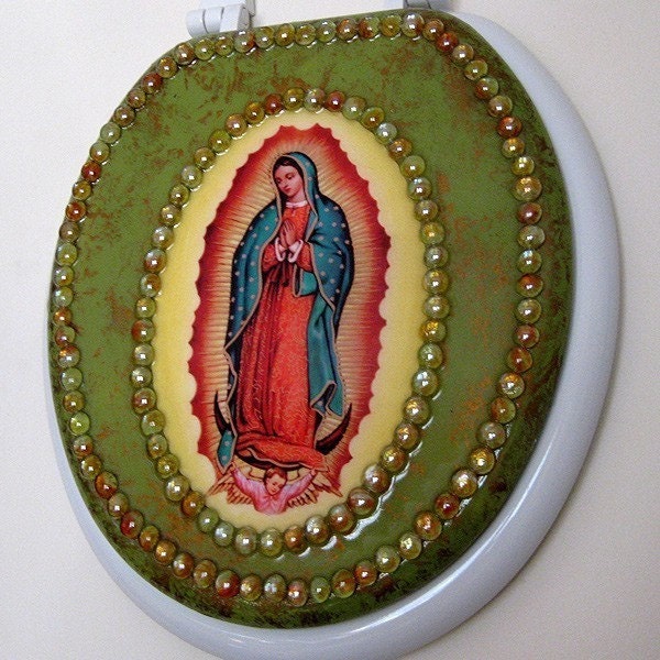 Our Lady of Guadelupe Toilet Seat