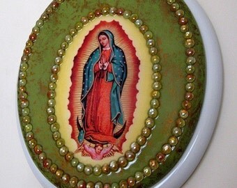 Our Lady of Guadelupe Toilet Seat