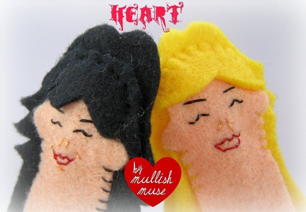 Heart Felt Finger Puppet Set Ann and Nancy Wilson