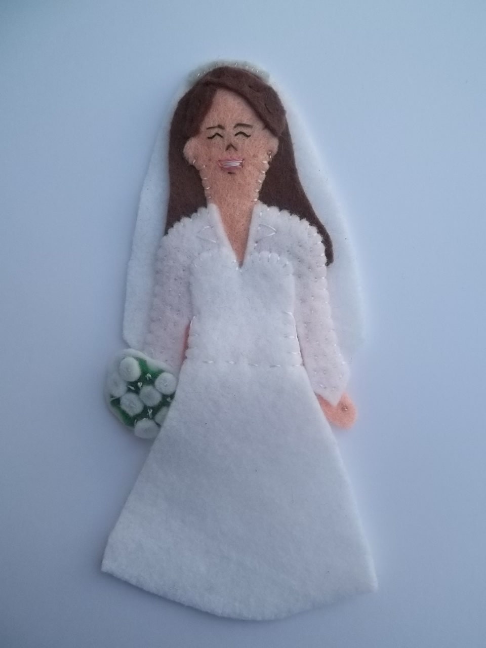 Wills and Kate Duke and Duchess of Cambridge Felt Finger Puppet Set