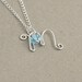 initial necklace. personalized initial in sterling silver. bridesmaid or friend gift. mothers initial necklace. gift for her. a-z letters.