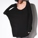 Black Shirt Womens Clothing - The Cut Raglan Top Modern Long Sleeve Small Medium Large