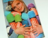 Vintage Learn To Crochet, Patterns for Afghans, Potholders, Cloche,  HowTo Paper Book  (774-10)