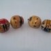 Pair of Vintage 1950's Japanese Kokeshi Nodder Head Dolls
