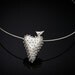 Bijou Bird on Hobnail Heart