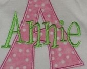 appliqued monogrammed embroirdered  birthday t shirt tshirt tee boys girls long or short sleeve number initial