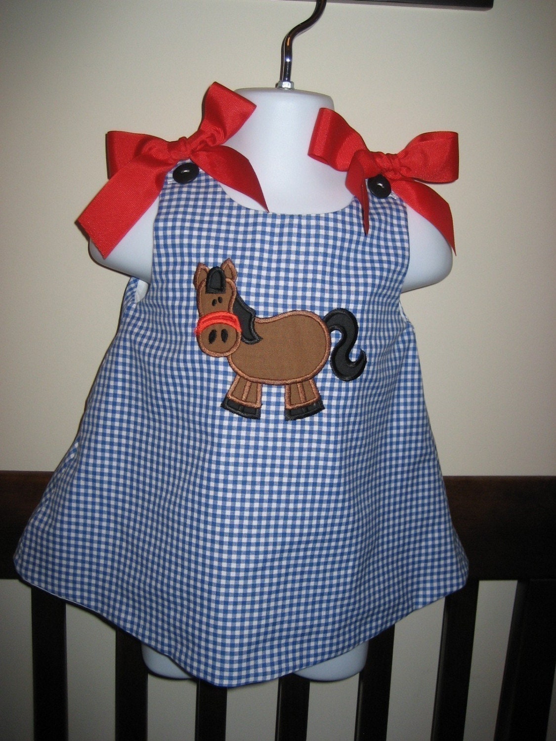 Custom boutique applique embroidered monogrammed cowgirl cowboy horse rodeo birthday dress newborn 3 6 9 12 18 24 months 2T 3T 4T