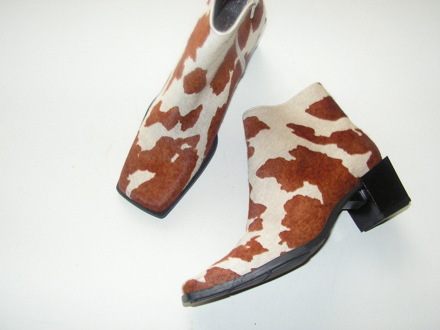 pony print boots