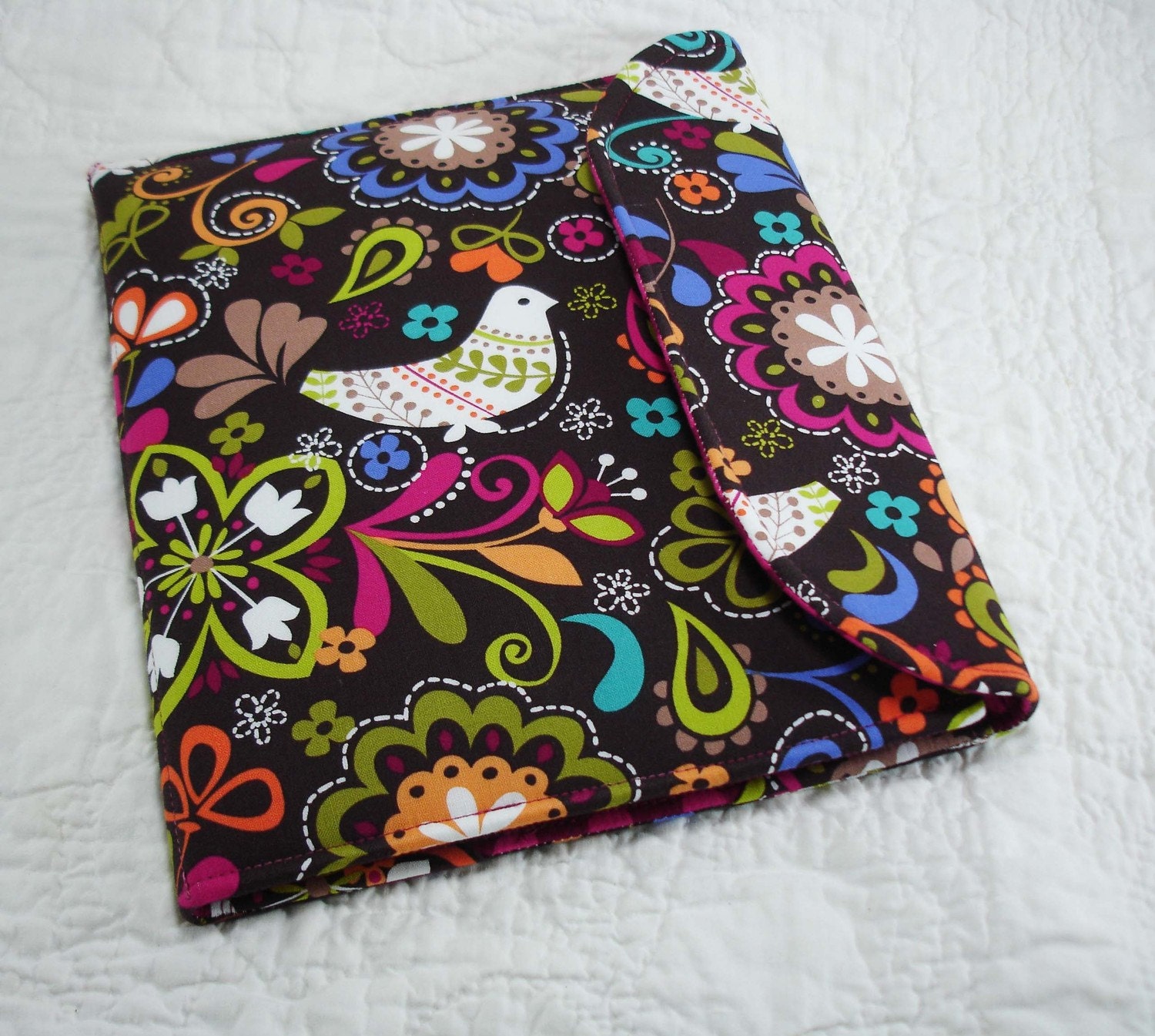 iPad 3 Cover - iPad Cover - iPad 2 Cover - Birds of Norway - Michael Miller