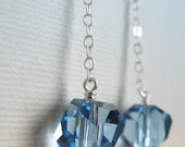 Krystle Earrings - Swarovski crystal, sterling silver