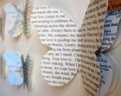 Wedding Gift Butterflies - Framed - Custom Vintage Map Butterfly Art