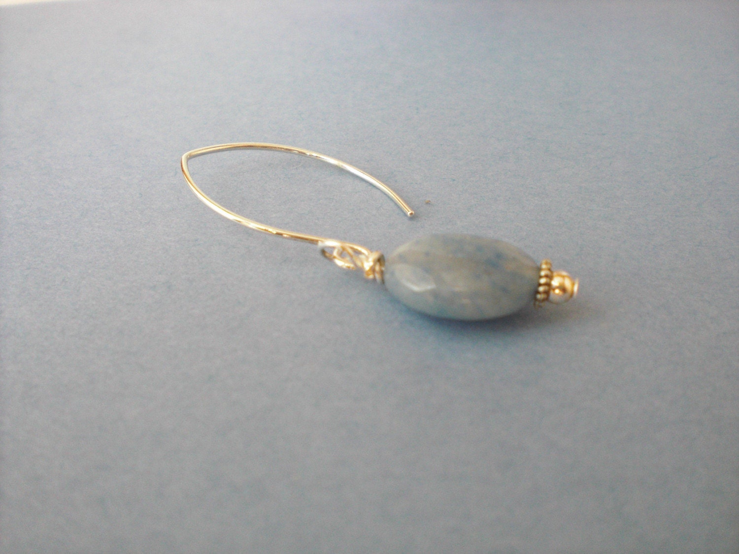 Earrings Blue Sodalite and Sterling Birthday gift under 20