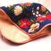 Antique Handmade Scandinavian Child's Embroidered Wool Cap.