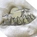 Vintage Southwest Howling Coyotes JJ Brooch.