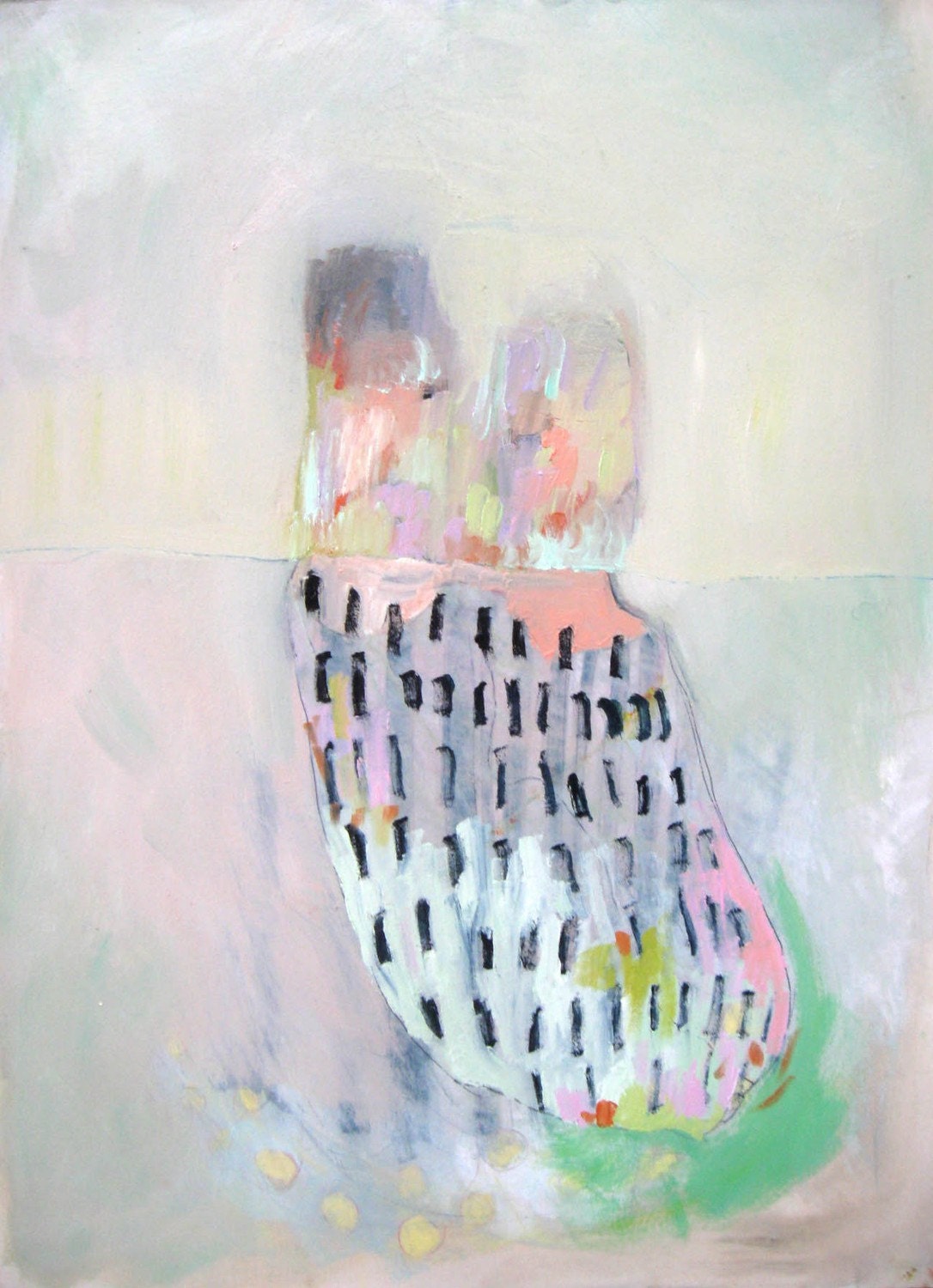 LOVERS by Brooke Wandall original oil painting on paper