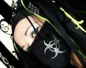 Glow in the Dark Cyber BioHazard Surgical Mask MTcoffinz