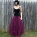 Burgundy Wine Formal Prom Tulle Skirt ...All Adult Sizes... MTCoffinz
