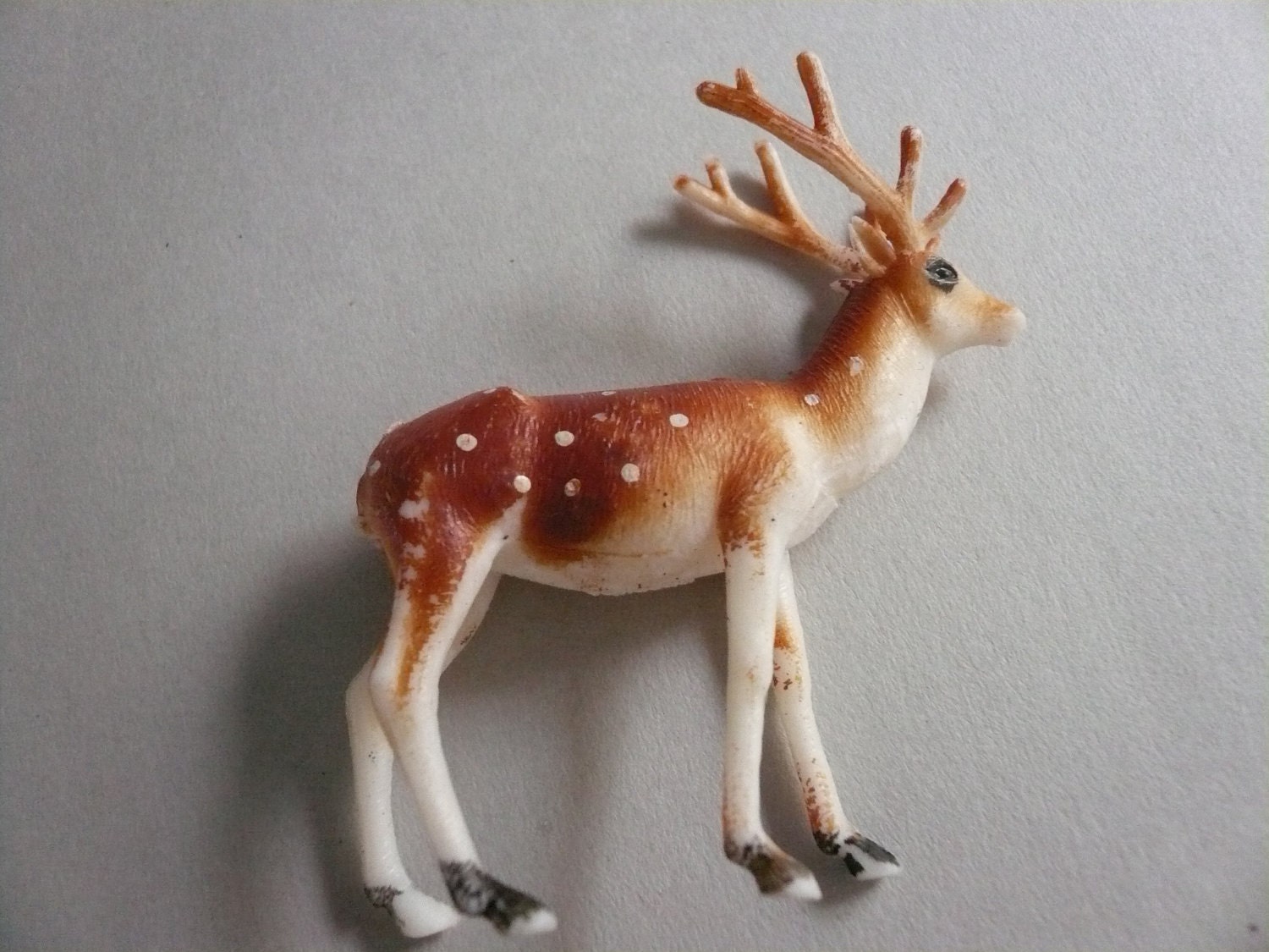 Miniature Plastic Reindeer 3 by papertales on Etsy