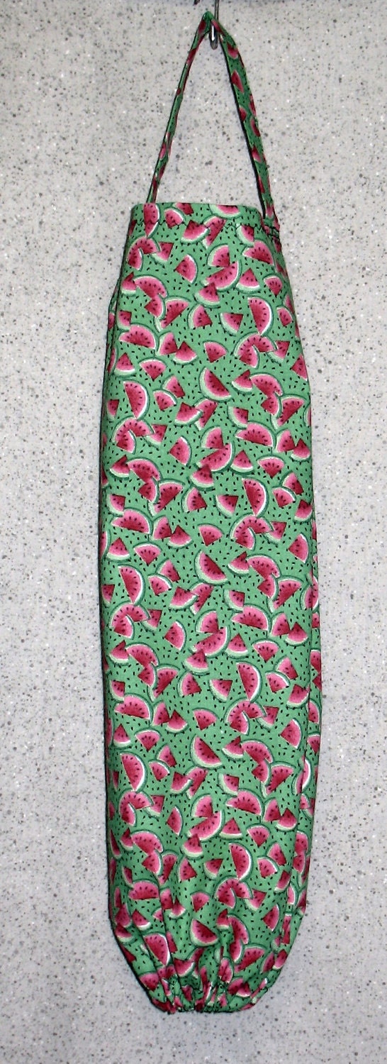 Watermelon Slices Plastic Bag Holder / Dispenser