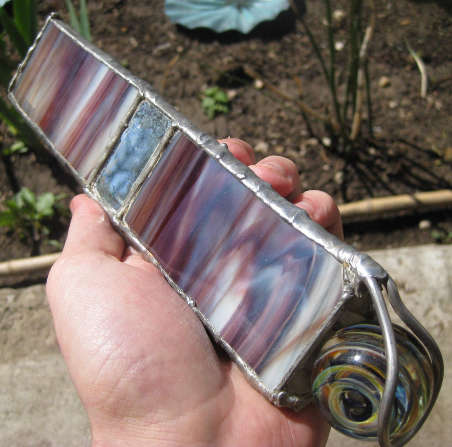 Handmade Stained Glass Marble Kaleidoscope by Vonbeads on Etsy