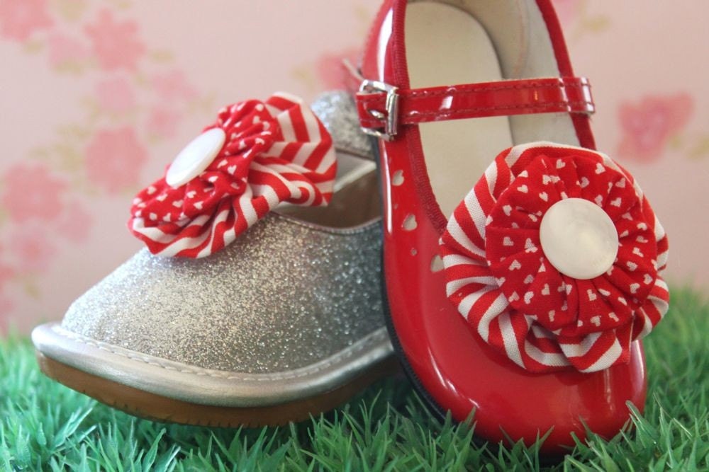 St. Valentines Shoe Clips