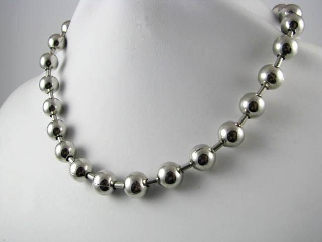 Silver Balls Necklace