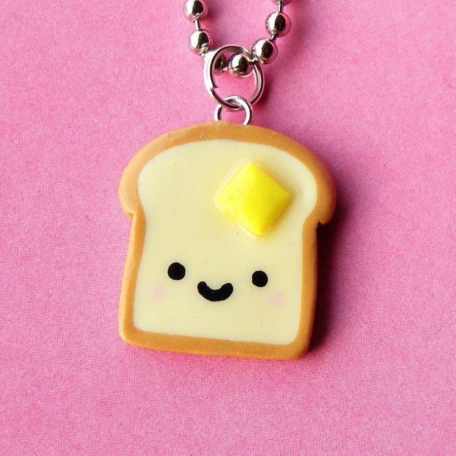 Kawaii Toast Necklace