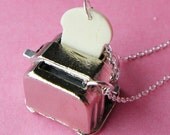 TOASTER - Silver-plated necklace