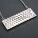 Keyboard Necklace for Computer Nerd