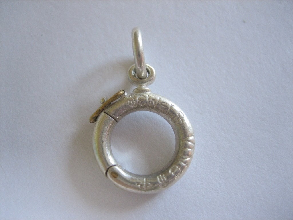 silver ring - STEAMPUNK - hinge ring  Sterling silver