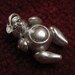 silver teddy bear TEDBOT solid sterling silver