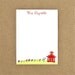 Teacher Stationary Set - Mrs. Bird Teacher School House Stationery Set