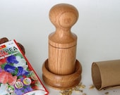 Garden Paper Pot Maker (Red Oak)