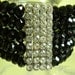 Vintage Black Crystal Bracelet