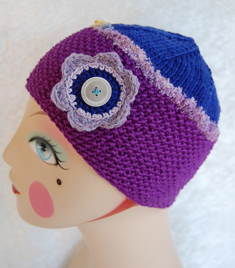 Delilah Beanie, Cotton / Rayon, Very Soft, Great All Year