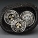Horsehair Sculpture - Catching the Moon woven Wall Piece